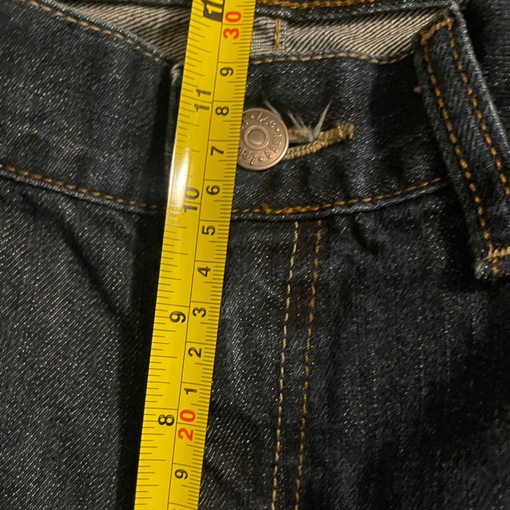 Lee Jeans Mens Sz 36x29 Blue Relaxed Fit Dark Wash Straight Leg Denim Bottoms - Picture 9 of 9